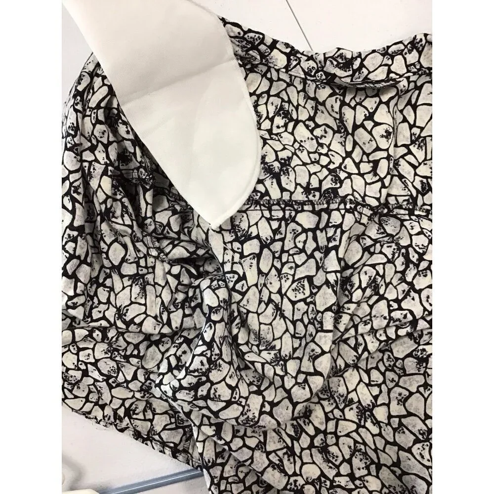 Vintage/Retro Stoplight of California Crop Shirt Size Medium Black Blouse Top 🤍 - Picture 5 of 5